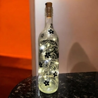 Sugar Skull Bottle Light
