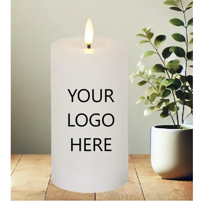 Advertising Pillar Candle with Your Logo