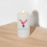 Advertising Pillar Candle with Your Logo