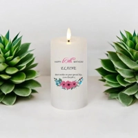 Personalised Happy Birthday Candle