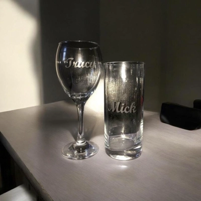Personalised Drinking Glass with Name