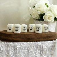 Personalised Wedding Favour Candles