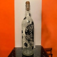 Sugar Skull Bottle Light
