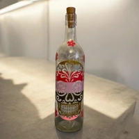 LED Sugar Skull Bottle Light