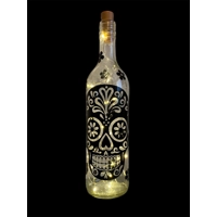 Sugar Skull Bottle Light