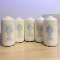 Traditional Cross Christening/Baptism Candle