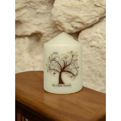 Personalised Family Tree Candle
