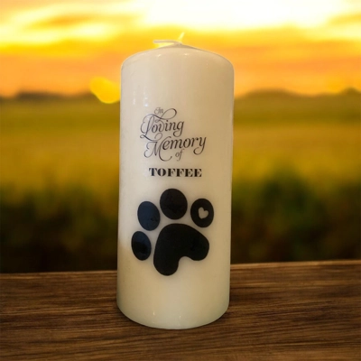 Personalised Pet Memorial Candle