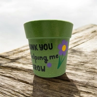 Thank You For Helping Me Grow Plant Pot Gift,