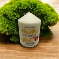 Personalised Teacher Candle