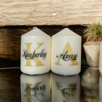 Personalised Monogram Candle
