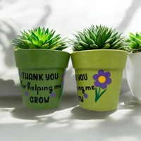 Thank You For Helping Me Grow Plant Pot Gift,