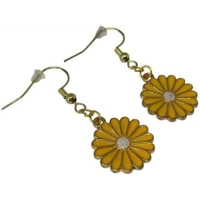 Yellow Daisy Earrings