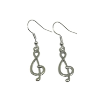 Treble Clef Earrings
