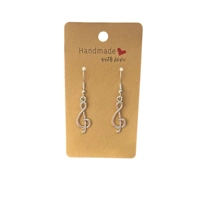 Treble Clef Earrings