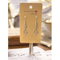 Treble Clef Earrings