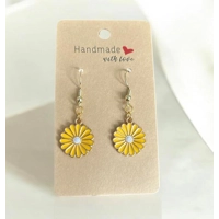 Yellow Daisy Earrings