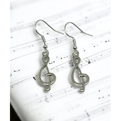 Treble Clef Earrings