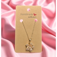 Crystal Flower Necklace