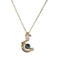 Celestial Moon and Star Necklace
