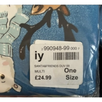 Santa and Friends Single Duvet Cover