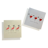Robin Christmas Cards - 12 Pack