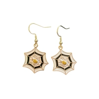 Halloween Spider Web Earrings