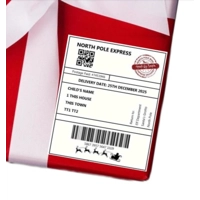 Personalised “Letter from Santa” North Pole Express Labels