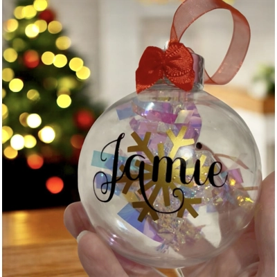 Personalised Christmas Bauble
