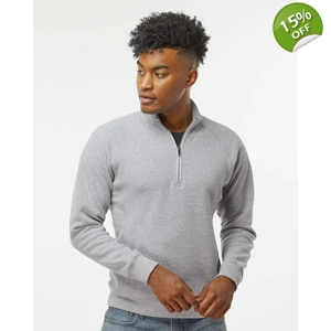 J. America Men's Triblend Quarter-Zip Sweatshirt