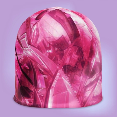 Pink Cybercore Snug Beanie