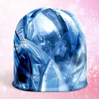 Blue Cybercore Beanie
