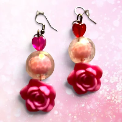 Enchanted Rose Earrings