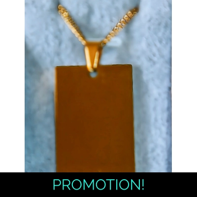 gold colour rectangle necklace gold colour rectangle necklace