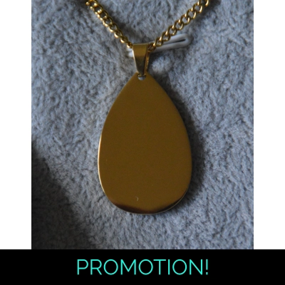 gold colour teardrop necklace gold colour teardrop necklace