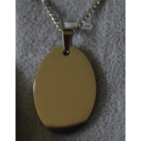 Oval Stainless Steel necklace