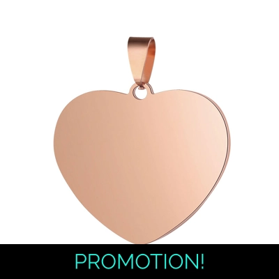 rose gold heart stainless steel necklace rose gold heart stainless steel necklace