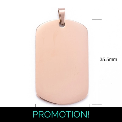 rose gold dog tag necklace rose gold dog tag necklace