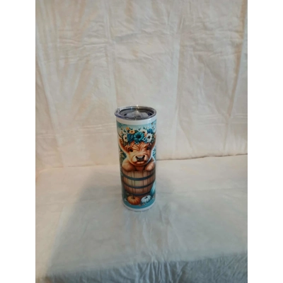 Fall Highland Cow Tumbler