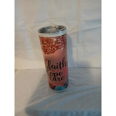 Faith Hope Cure Tumbler
