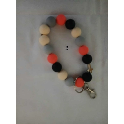 Cross Beaded Wristlet