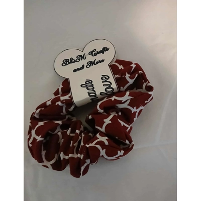 Burgundy Scrunchie