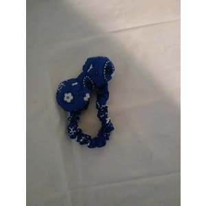 Blue Kid Scrunchie