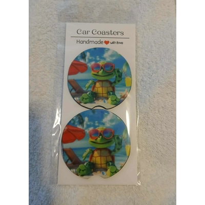 Frog Car Coasters
