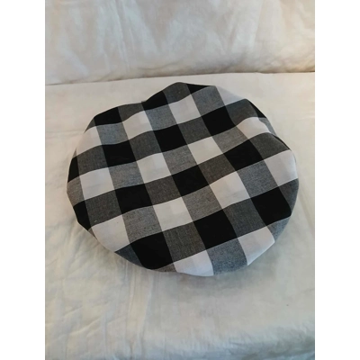 Black & White checked bowl cover