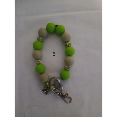 Dog House Beaded Wristlet