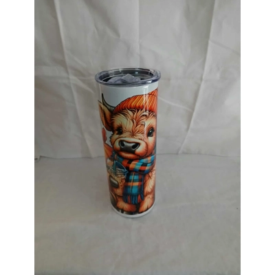 Fall Highland Cows Tumbler