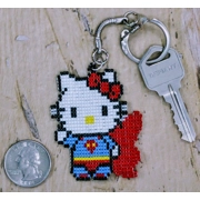 Super Kitty Keychain