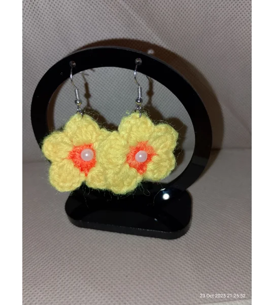 Flower earrings