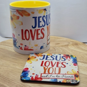 Jesus loves you Mug Set